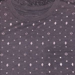 Gray Patterned Urban Pipeline T-Shirt